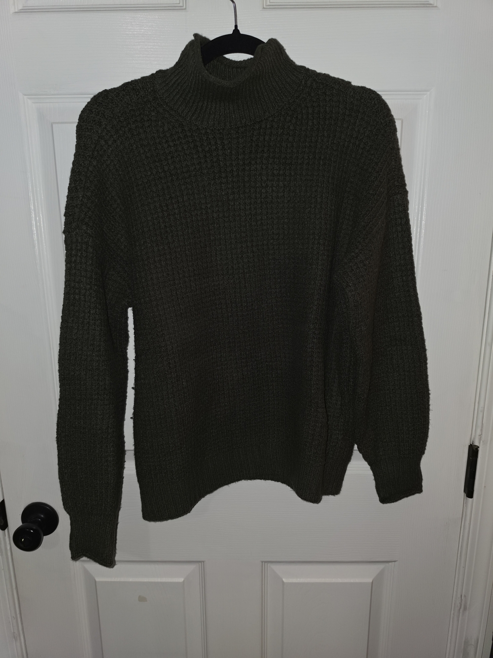 American Eagle Outfitters Olive Turtleneck Knit Sweater